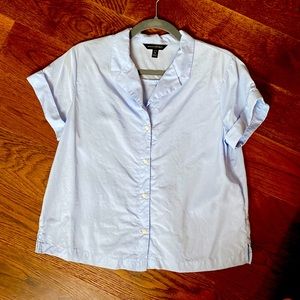 Light Blue banana republic blouse